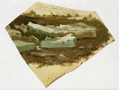 Ice Floe by Caspar David Friedrich